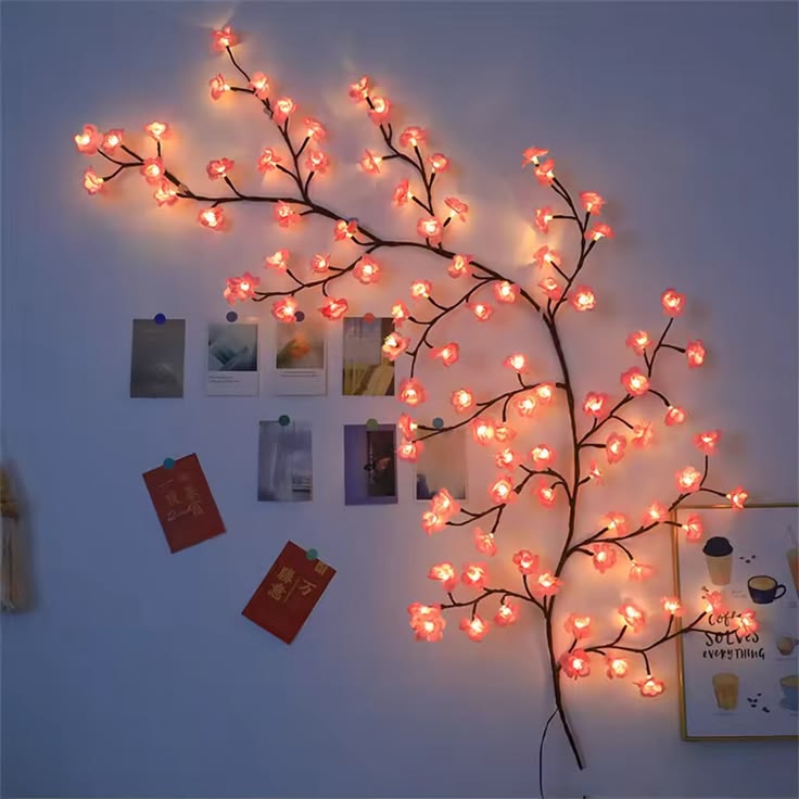 Cherry Blossom Flower Tree Branch LED Light